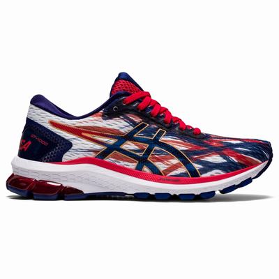 Asics Gt-1000 9 - Naisten Juoksukengät - Valkoinen/Sininen